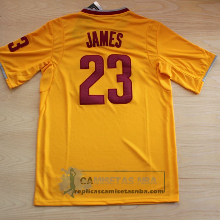 Camiseta Manga Corta Cavaliers James Amarillo
